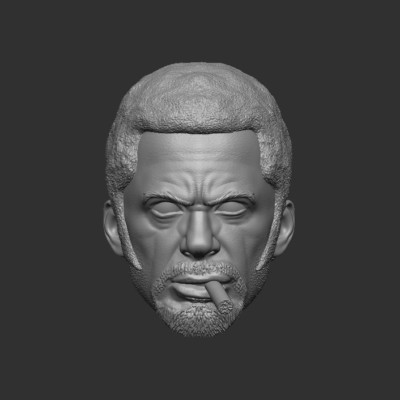 Kirk Lazarus Tropic Thunder Robert Downey Jr v2 custom head for action