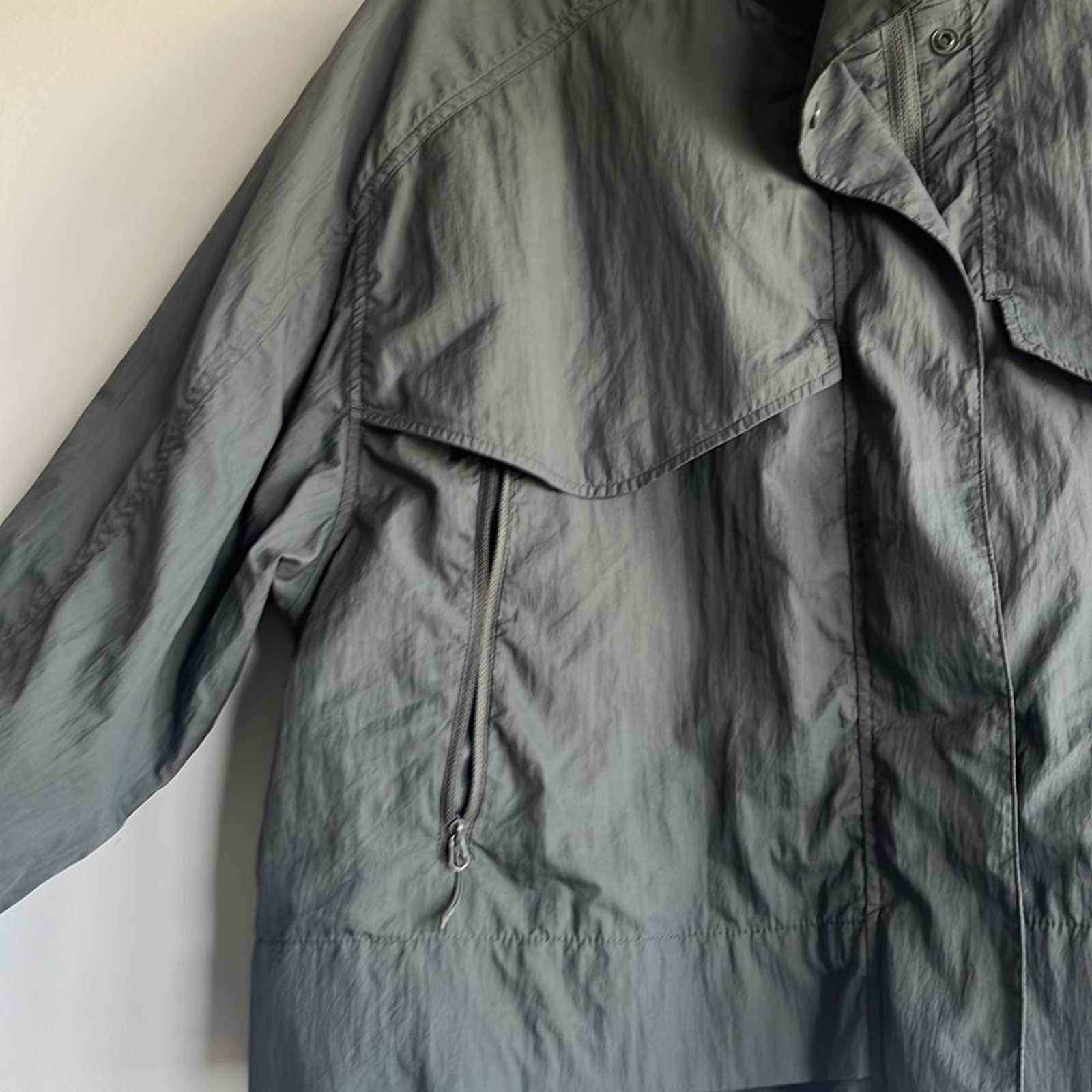 Athleta Canopy Parachute Cropped Jacket Size Large Gem