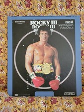 VINTAGE 1980'S CED VIDEODISC "ROCKY III" RCA SELECTAVISION. READ DESCRIPTION