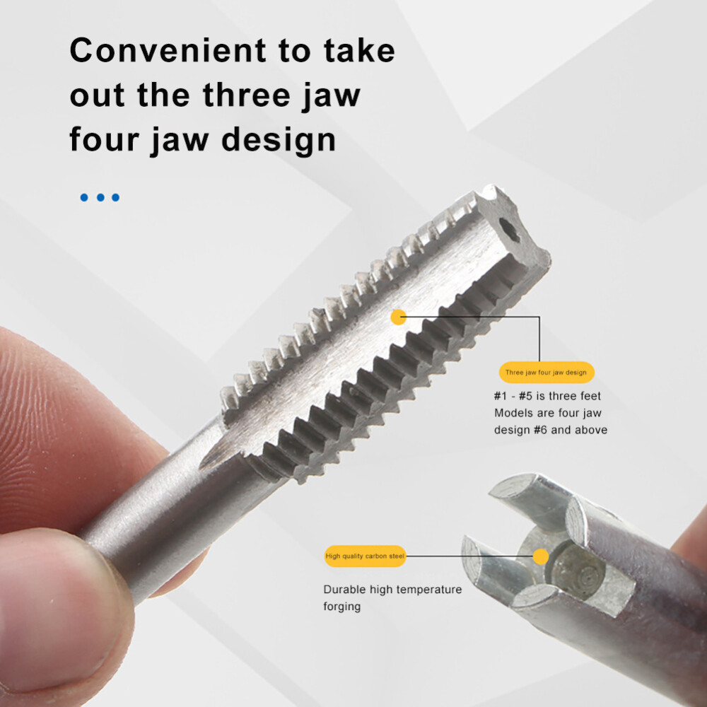 10pcs Broken Tap Extractor Removal Tool Kits Stripped Screw Remover 3/4