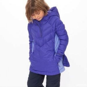 quarter zip puffer jacket