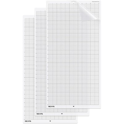 3 Stück Schneidematte 12x24 Zoll für Silhouette Cameo 4/3/2/1 - Standardgrip