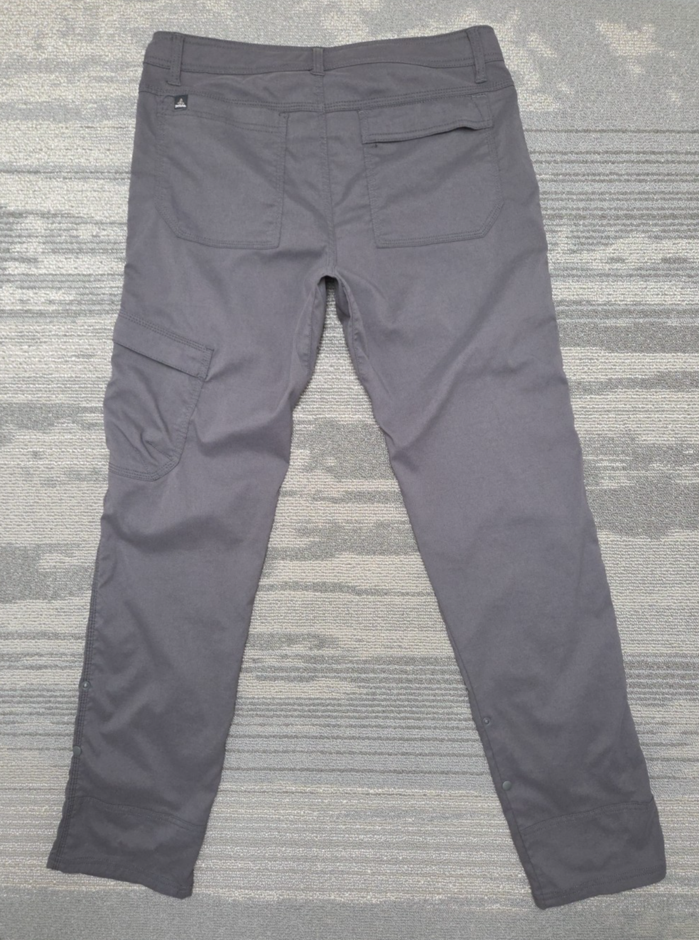 Prana Zion II Straight Leg Hiking Pants with Stretch Belted Cargo 31x30