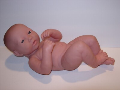  Berenguer Realistic Newborn INFANT Baby Doll GRAY Eyes LIGHT SKIN 14''