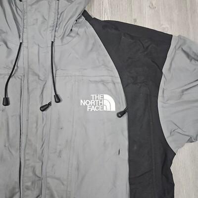 Vtg The North Face Jacket Mens Medium Gray Black Summit