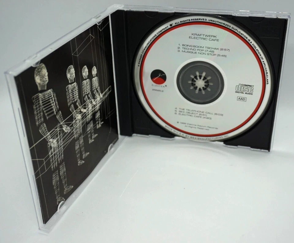 Kraftwerk : Electric Cafe (US 1986 Press) CD Album - Techno Pop  - HTF - Image 3 of 3