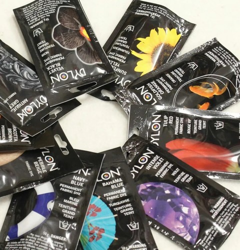 Dylon Hand Dye 50g Sachet Permanent Fabric Dye All Colours Full Range Available - Picture 2 of 30