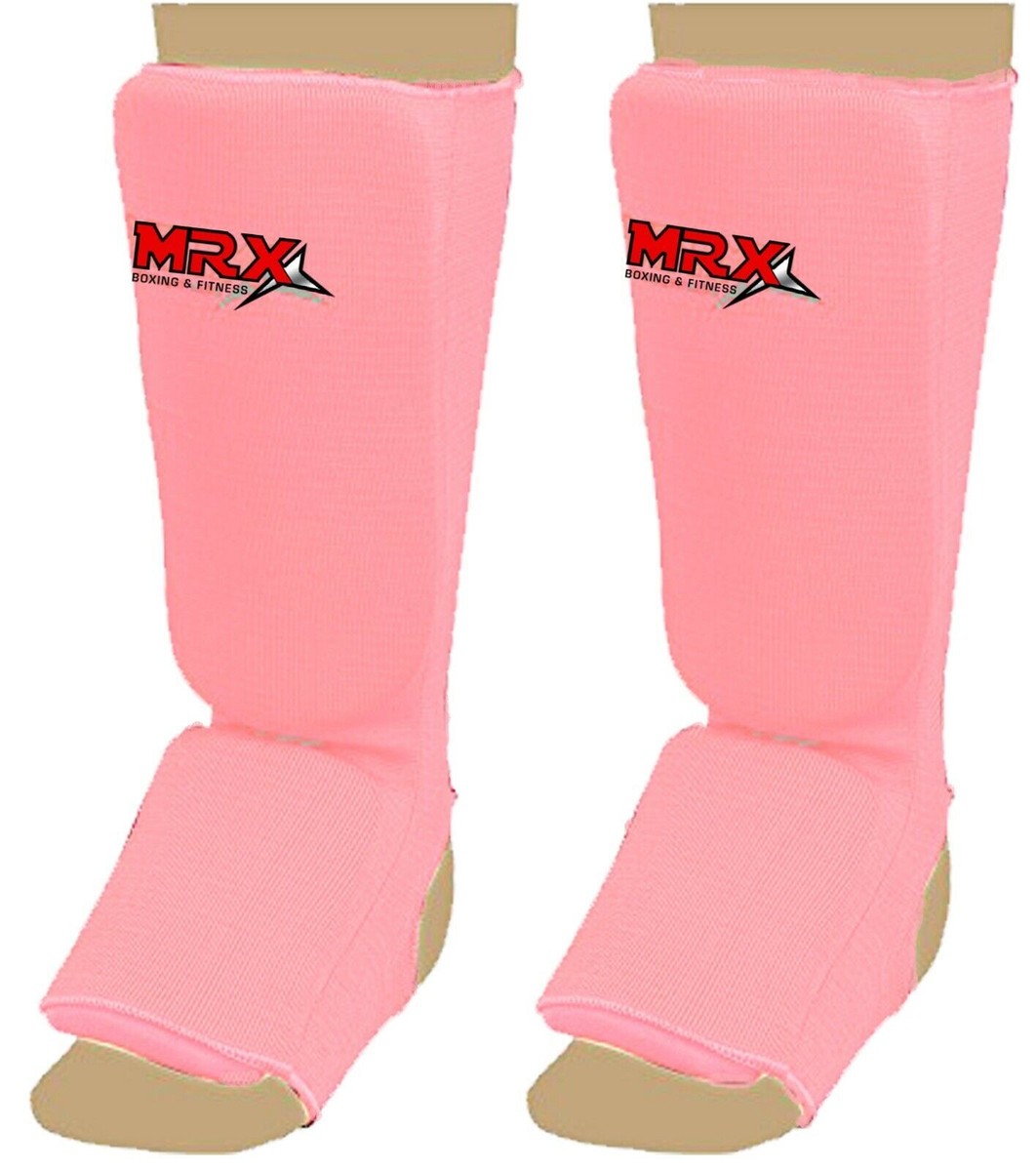 MRX Shin & Instep Guards For MMA, Muay Thai, Kickboxing - Adult Unisex PU Leather 8 thumbnail image