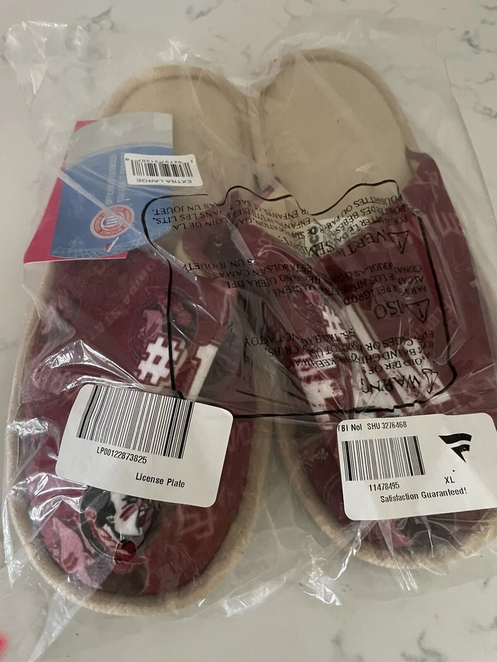Zapatillas cómodas FOCO Florida State FSU juveniles talla XL (7-8) NUEVAS EN PAQUETE Foto 4 de 4