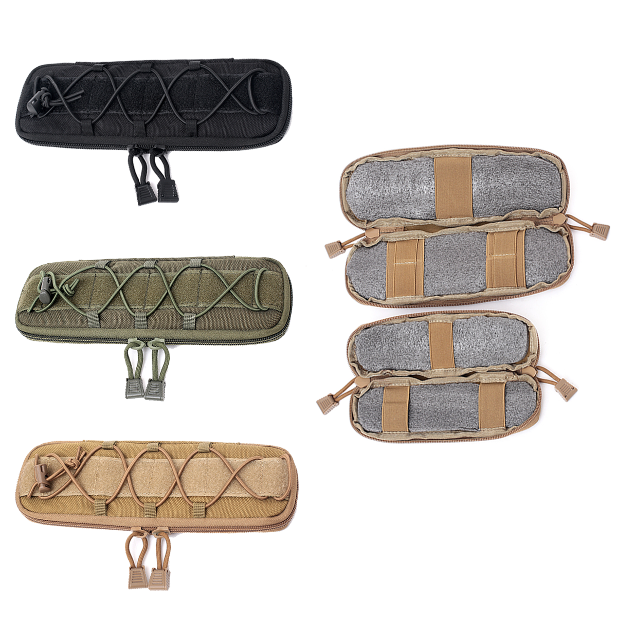 Tactical Knife Sheath Bag Molle Flashlight Holster Pouch Utility Tool Pouches