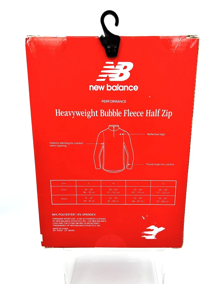 New Balance Quality Thermal Base Layer Long Sleeve Shirt-Bubble Fleece Men Sz S - Image 2 of 4
