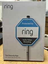 Ring Security Yard Sign Ultra- Reflective Sign With Satin Finish 5565