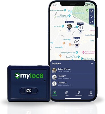 Myloc8 GPS Tracker 4G LTE Real-Time Magnet Mount Vehicle Kids Luggage mylc003