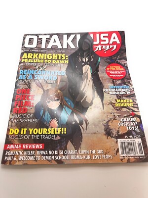 OTAKU USA Magazine June 2023 Arknights, The Spheres, Trade Tools, Turn Blade NEW