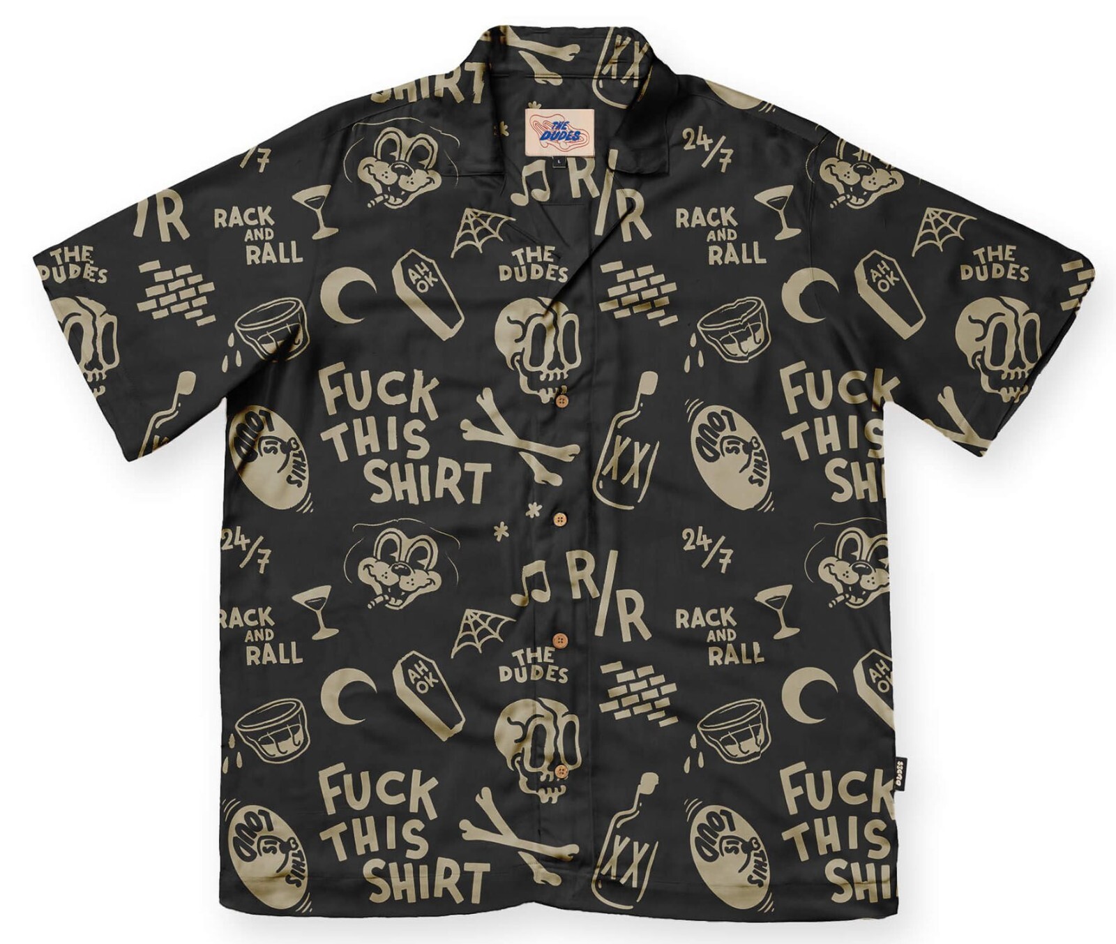 ALTRA The Dudes Rack And Rall Camicia Hawaiana Multicolore Taglia: M