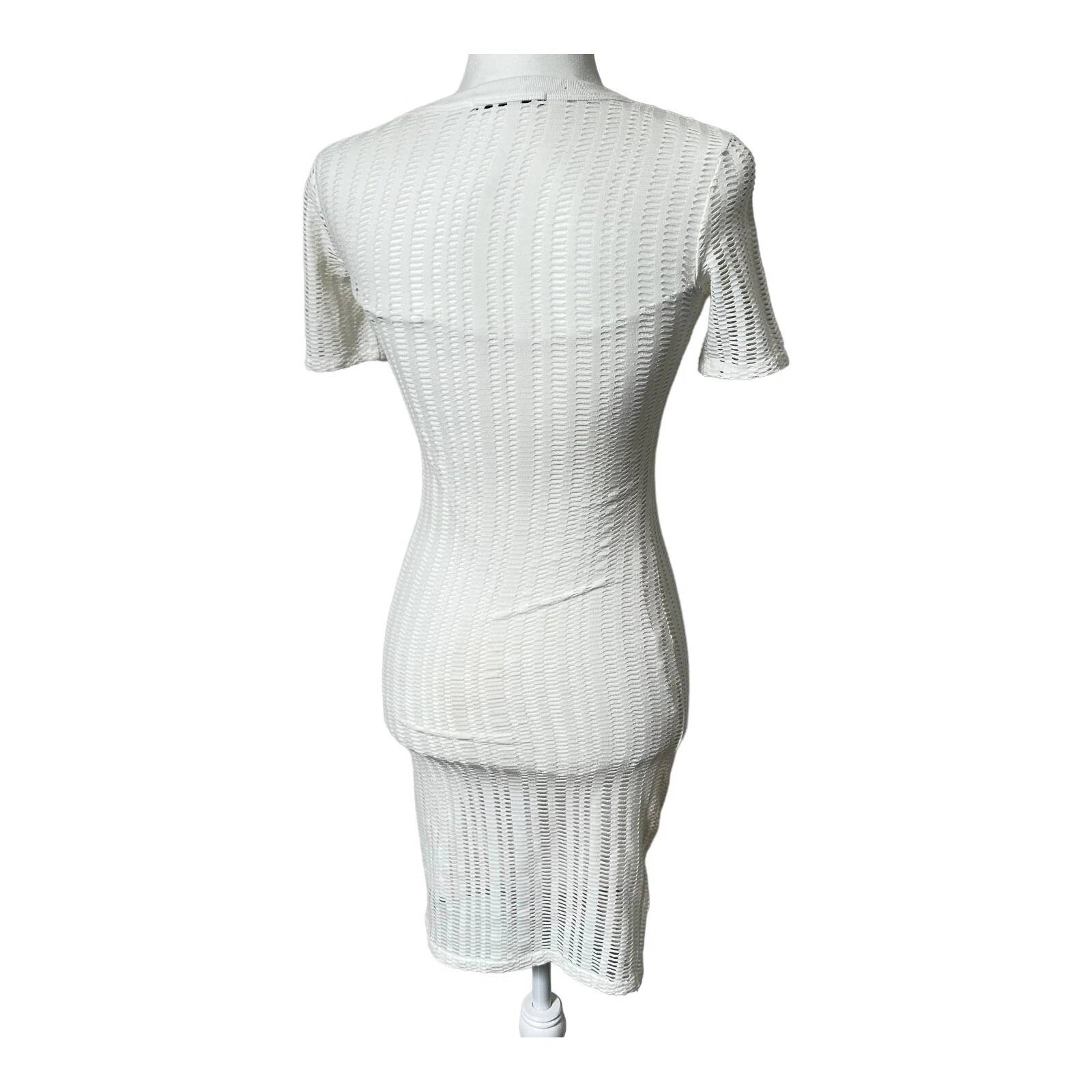 T Alexander Wang tubino mini abito traforato taglia XS