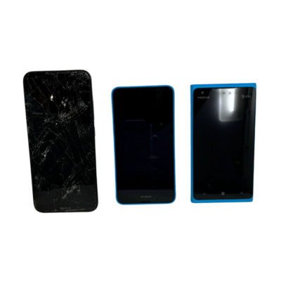 Lot of 3 Phone Nokia C200 Lumia 635 920 6.9'' 4G WiFi AMOLED Microsoft READ Repai