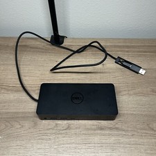 Dell D6000 Universal Docking Station USB-C HDMI Dual DP Dock Tested No AC