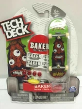 New RARE Tech Deck BAKER Fingerboards Skateboards Series 1 FIGGY Model 