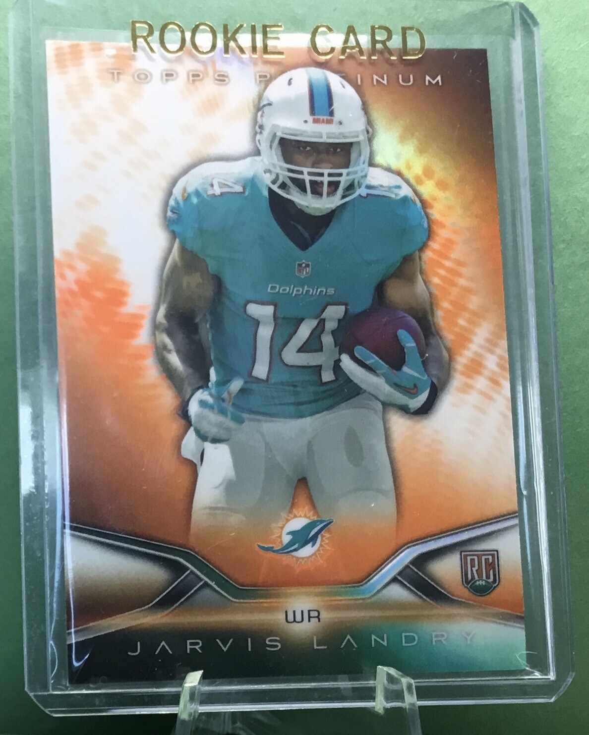 Jarvis Landry 2014 Topps Chrome Orange Refractor Rc! 🔥☄️