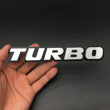 Metal Turbo T Charged Engine Car Side Trunk Tailgate Emblem Badge Decal Sticker
