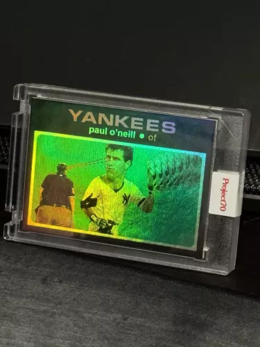 2021 Topps Project 70 Rainbow Foil #242 Paul O'Neill By Action Bronson 43/70