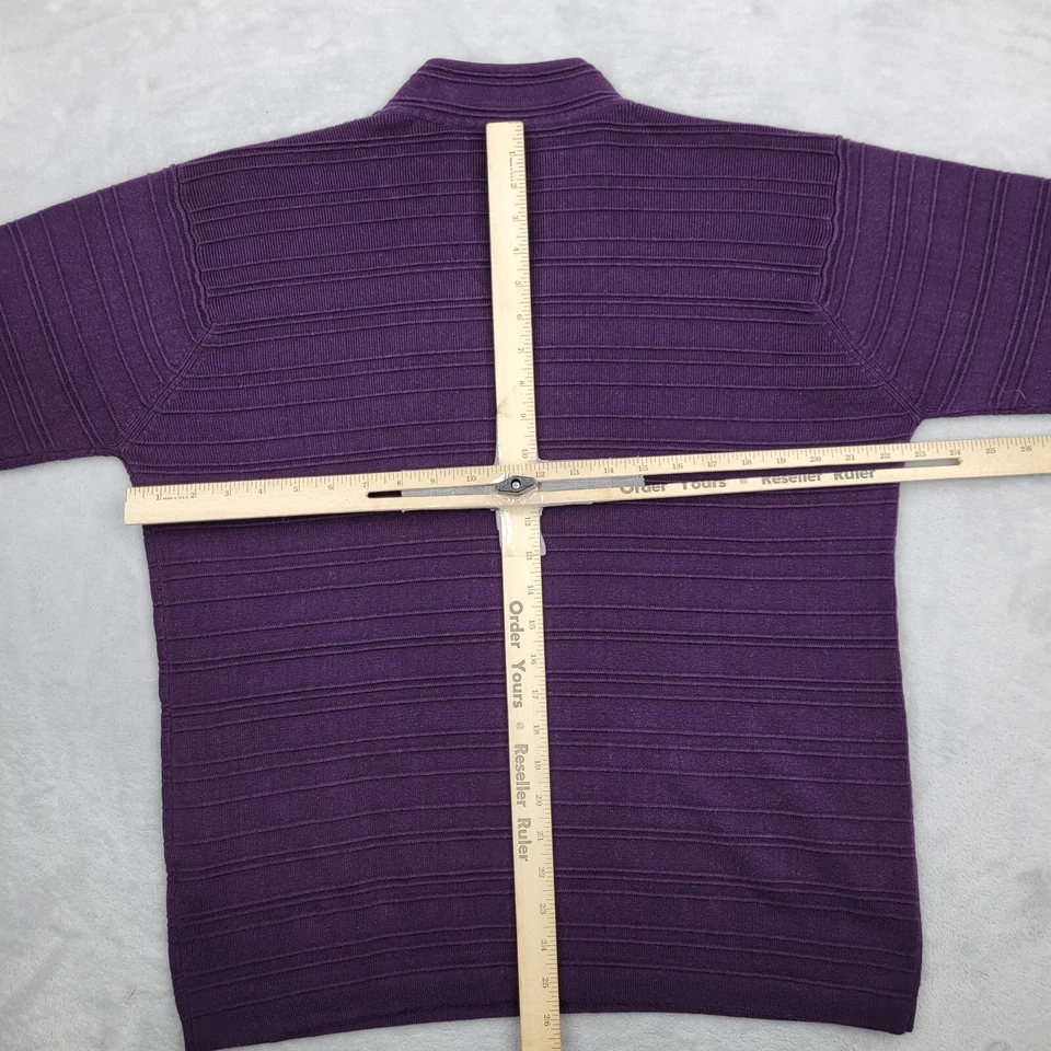 Marisa Christina Sweater Women 2X Mock Ribbed Textured Cottagecore Grandma Adult - Image 4 of 4