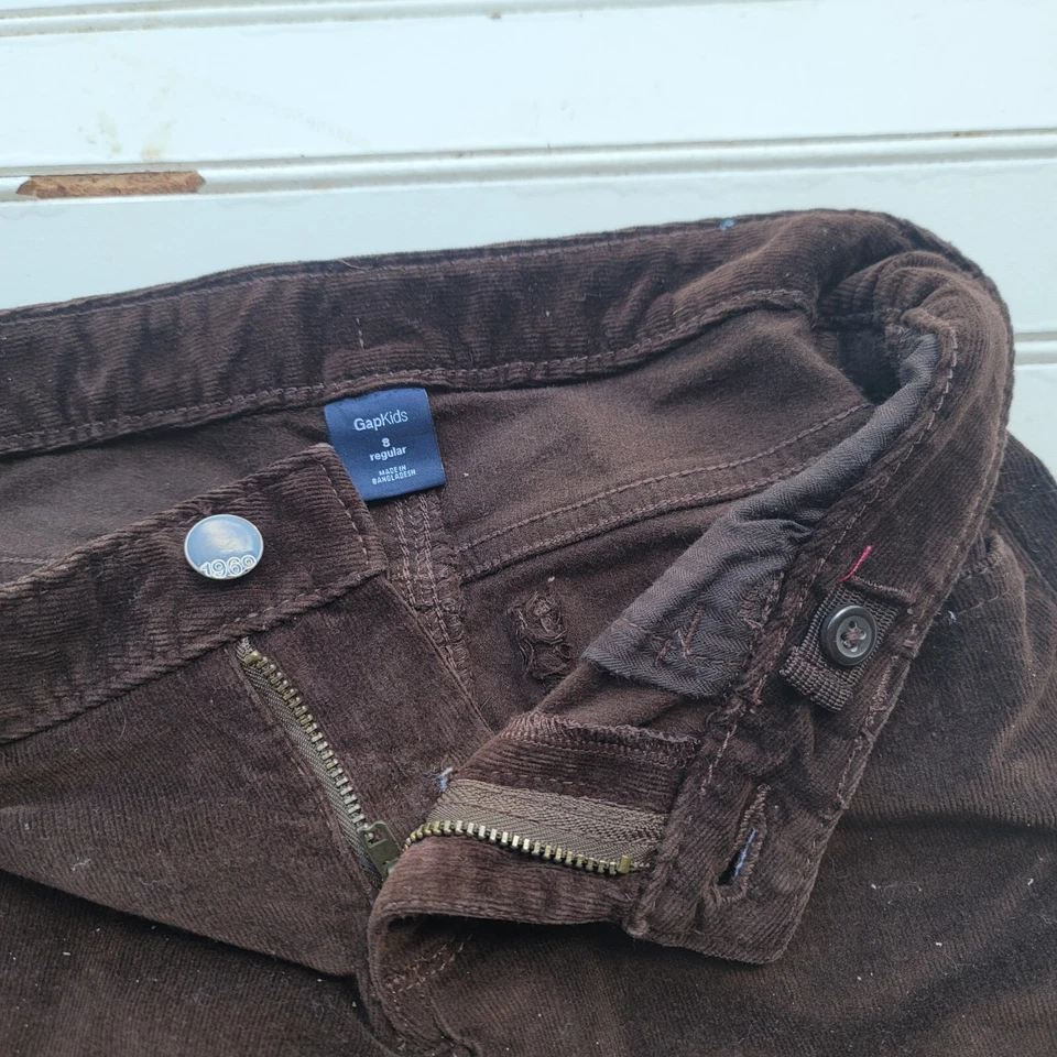 Lot Of 3 Kids Place Gap Curderoy Denim Jeans Purple Girls Brown Adjustable Reg 8 - Image 4 of 4