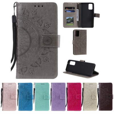 Hülle für Huawei P40 Handy Cover Flip Case Schutzhülle Tasche Bumper Mandala