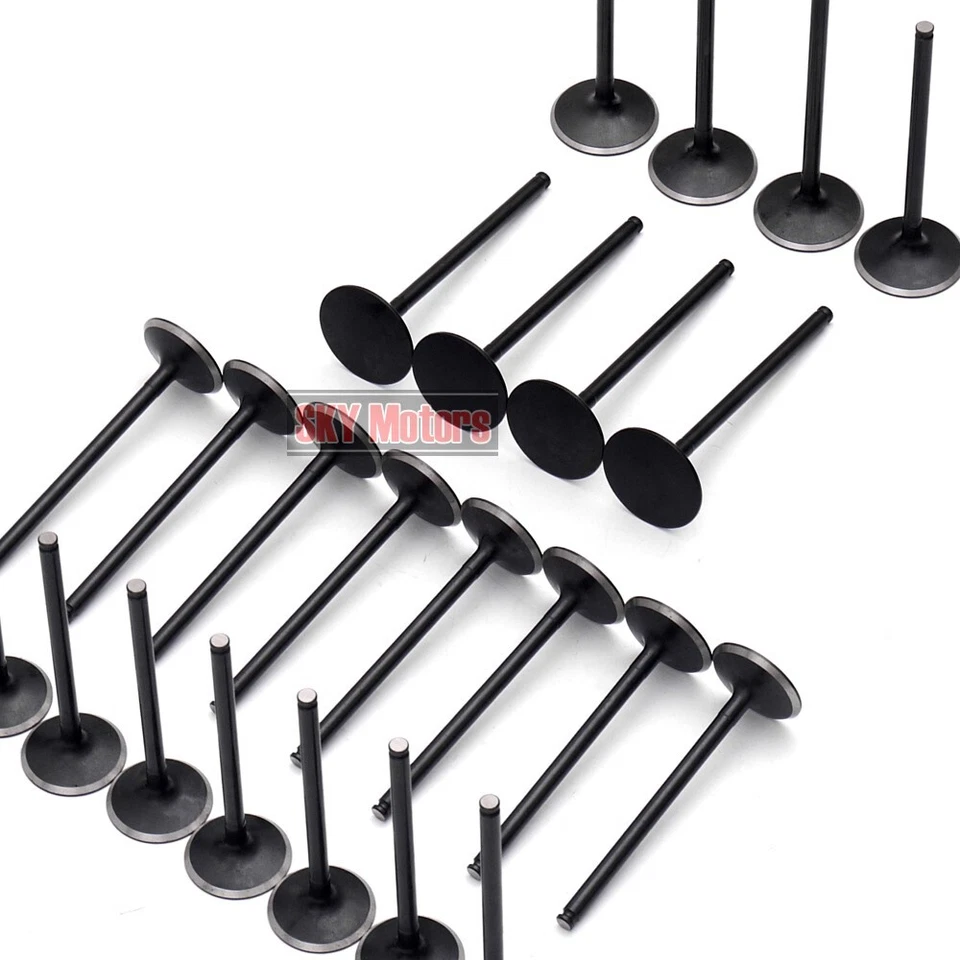 Juego de 24 válvulas de motor para Mercedes-Benz C55 ML55 R500 E500 AMG M113 5,0 5,4 5,5 L Foto 3 de 4