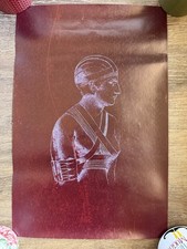 Poster litografico vintage 1974 Paolo Carosone Love Wounds 19,5x13 Tea Lautrec SF Art