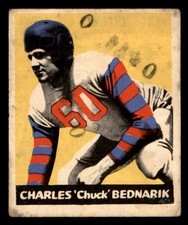 1949 Leaf Football #134 Chuck Bednarik PR