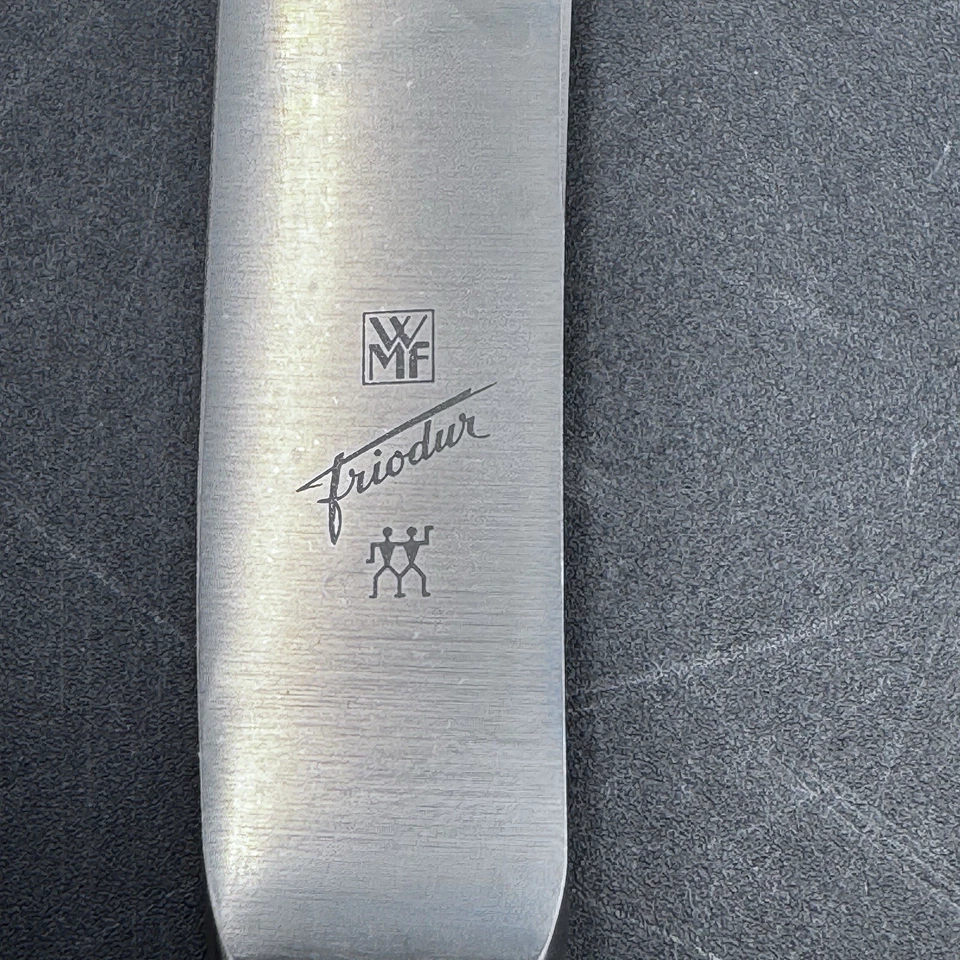 4 WMF Cromargan Germany LAUREL Dinner Knife Older Triangle Mark Stainless 8" - Image 4 of 4