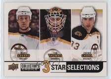 2008 Collector's Choice 3 Star Selections Marc Savard Tim Thomas Zdeno Chara 1k9