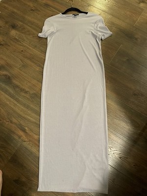 Pretty Little Thing Maternity Maxi Ribbed Dress Size 8