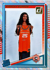 Aneesah Morrow LAVA Rated Rookie Card ( 2025 Panini Donruss WNBA #99 RC Sun NM )