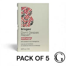 X5 Briogeo Don't Despair Repair! Strengthening Hair Treatment Oil 0.07 FL OZ
