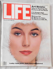 March 1979  Life Magazine No Label Lesley-Anna Down Art Heists, Kurt Thomas