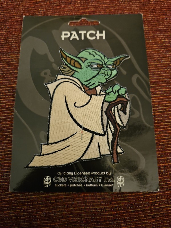 Star Wars Yoda Embroidered Iron On Patch  - C & D Visionary New