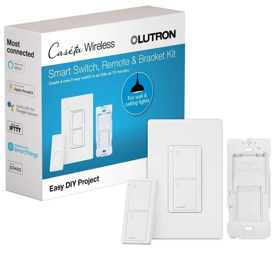 3-Way Caseta Smart Switch Kit with Pico Remote: Smart Lighting Control Solutions - Image 3 of 4