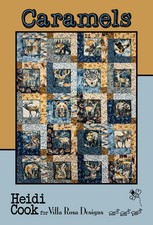 Caramels Quilt Pattern-Using a Panel and Fat Quarters Pattern