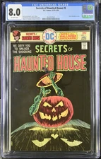 Secrets of Haunted House #5 - D.C. Comics 1976 CGC 8.0 Bernie Wrightson cover.