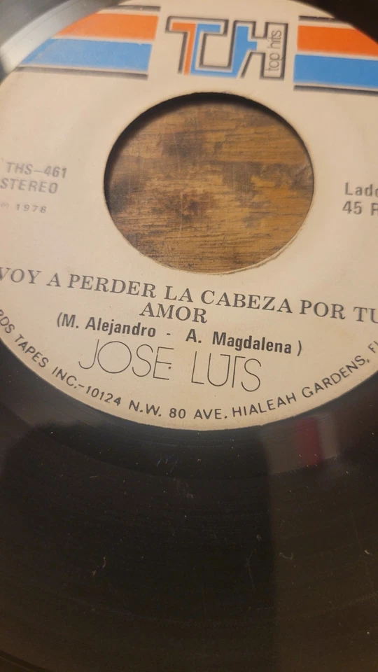 JOSE LUIS - ES ELLA / LA NOVIA DE TOMAS- RARE MEXICAN 7" SINGLE CS, LATIN ROCK - Image 3 of 3