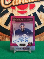 2020-21 O-Pee-Chee Platinum Rookie Autographs Matte Pink Ilya Sorokin Auto /99