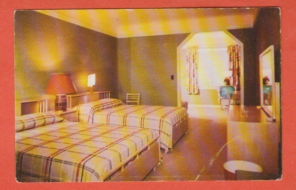 Nashville, Tn/ Parkview Motel & Restaurant/ bedroom/ chrome postcard