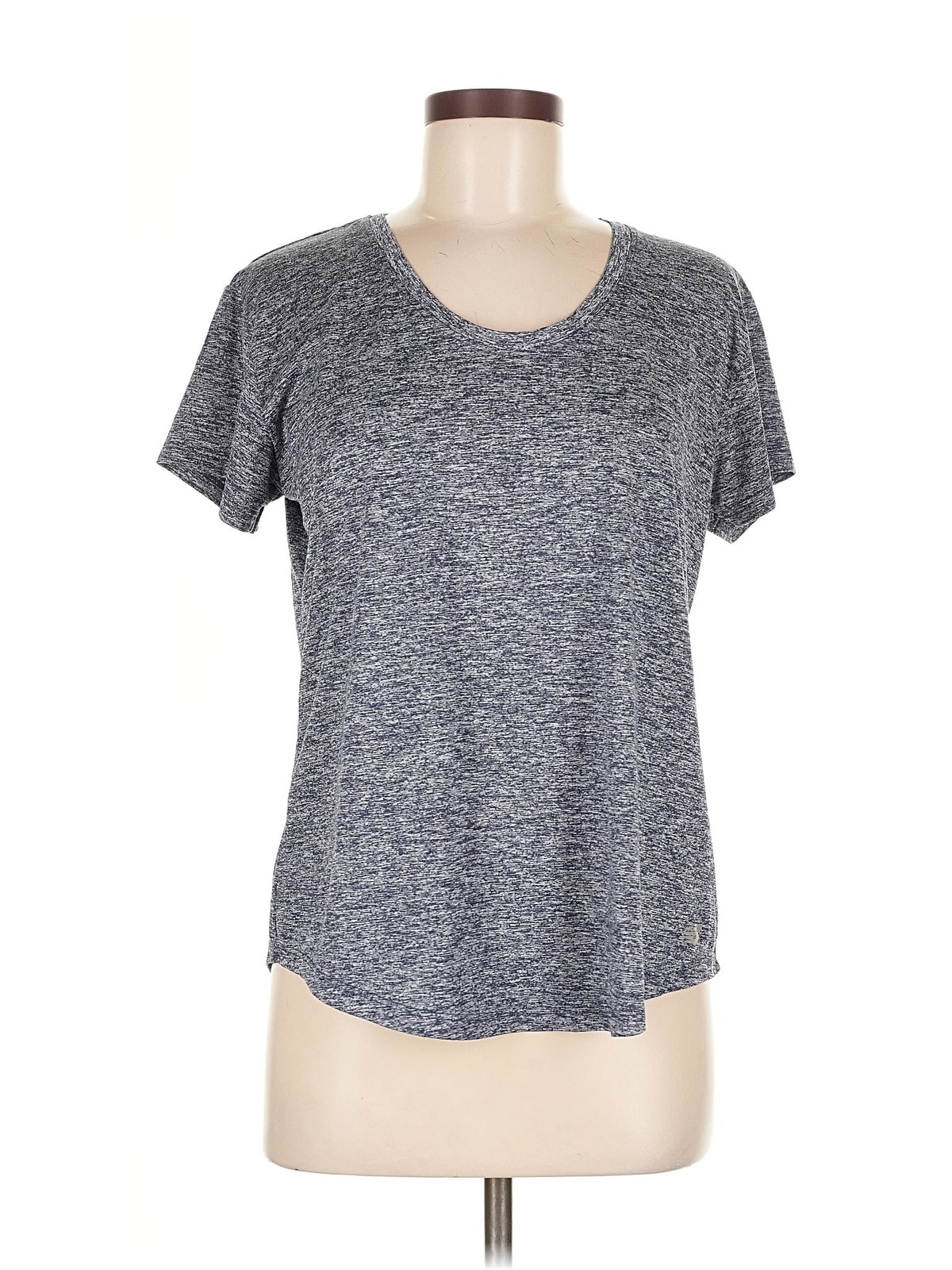 New Balance Women Gray Active T-Shirt L