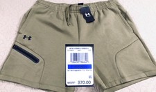 NEW..MEN XL UNDER ARMOUR UNSTOPPABLE FLEECE SHORTS CANTEEN GREEN 