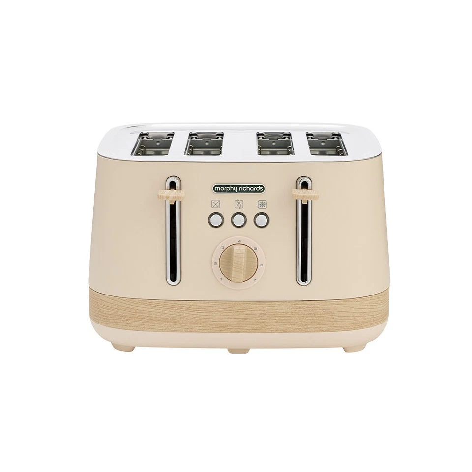 Morphy Richards Essence Scandi 4 Slice Toaster w/Browning Control 1800W Tapioca - image 2 of 4