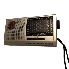 12 Band FM/TV/MW/SW1-9 Portable Receiver Hi-Fi - Read Inside B