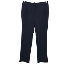 Chico's Women's Manhattan Trousers Straight Pants Blue Size 0.5 Short